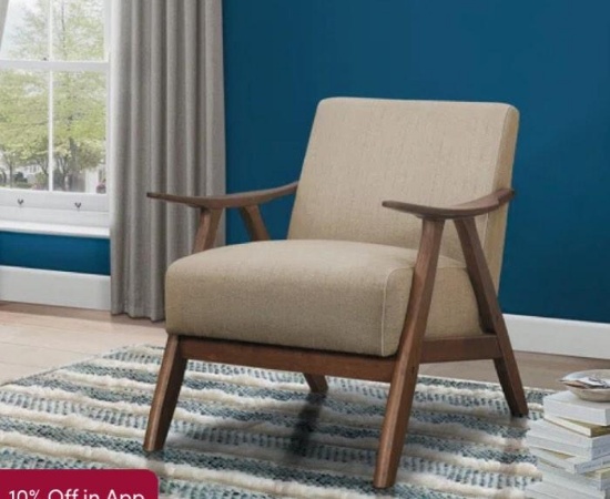 Accent chair JV10971NY (similar to stock photo different color is Blue)
