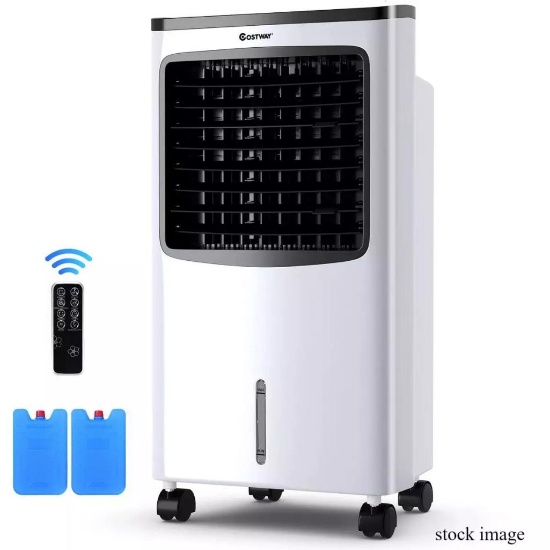 Costway ES10348US-WH Portable Air Cooler - White