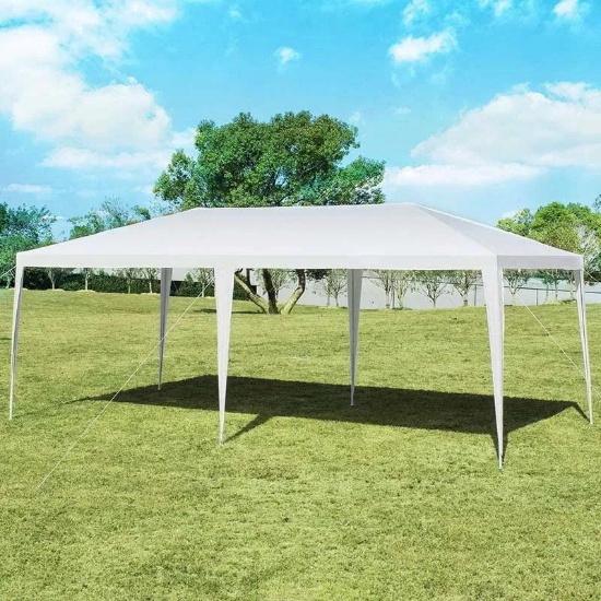 Costway 10' x 20' Outdoor Party Wedding Canopy Gazebo Pavilion Event Tent