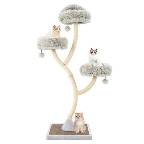 Costway 70 inch Tall Cat Tree 4-Layer Cat Tower with 3 Perches