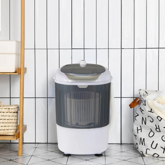 Costway Portable Mini Washing Machine Semi-Automatic Washer and Spinner Combo