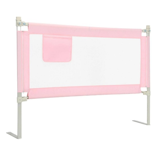 Costway 57 Inch Toddlers Vertical Lifting Baby Bed Rail Guard with Lock