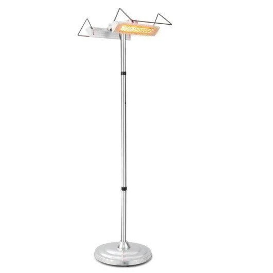 Costway 1500W Standing Electric Heater with Double-sided Heating