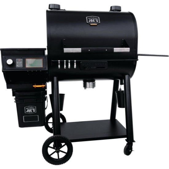 Oklahoma Joe's 22202150 Rider 1200 DLX Pellet Grill/BBQ Smoker, Black