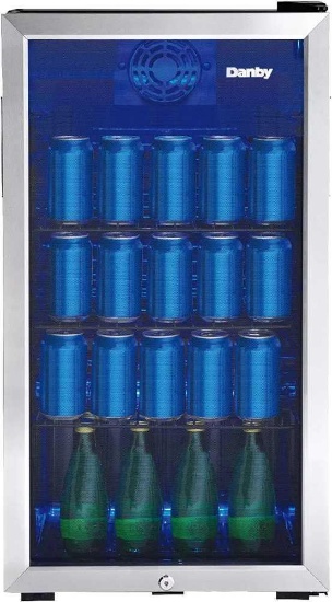 Danby 117 Can Beverage Center, 3.1 Cu.Ft. Freestanding Drinks Refrigerator #DBC117A1BSSDB-6