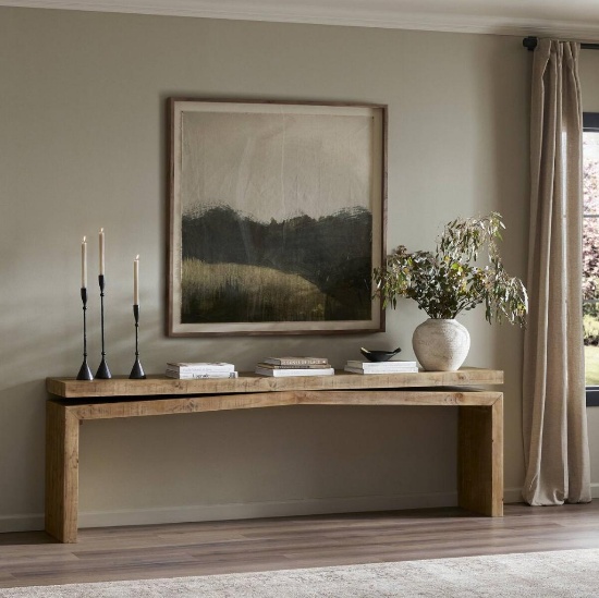 Four Hands Matthes Large Console Table - Sierra Rustic Natural - 94"