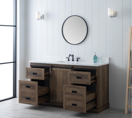Cayden 60" Single Bathroom Vanity Set