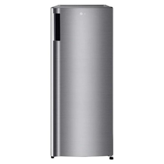 LG - 5.79 Cu. Ft. Top-Freezer Refrigerator with Semi Auto Defrost - Platinum Silver #LRONC0605V /00
