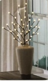 Evergreen 32? LED Bubble Lights Decor Natural Branches, Brown