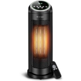Portable Space Heater, 1500W - Black