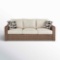 Danny 82.75'' Wicker Outdoor Patio Sofa - 35.5'' H X 82.75'' W X 36.75'' D