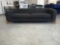 Oversized Wide Two-Seater Black Sectional Sofa Loveseat - 84