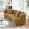 beautiful curved upholstered stylish sofa