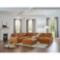Latitude Run Gabriel 6 - Piece Genuine Leather Match Sectional