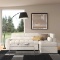 Davany Upholstered Leather Chaise Sectional Convertible Sleeper,Sofa Bed,Couch
