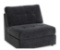 Dark Grey Armless Sofa Chair