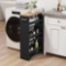 4-Tier Rolling Storage Slim Kitchen Cart -Black