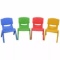 Set of 4 Colorful Stackable Plastic Children Chairs
