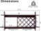 Wall Mounted Wine Rack Shelf Organizer