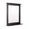 Wall Mounted Bathroom Storage Organizer Cabinet With Shelf - Black