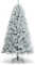 COSTWAY 6 FT Snow Flocked Christmas Tree