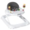 Costway Baby Walker Adjustable Height Removable Toy Wheels Folding Portable grey