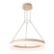 Artika Optical Ring Pendant Light, Wood Finish
