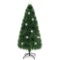 Costway 6FT Pre-Lit Fiber Optic Christmas Tree Multicolor Lights