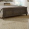 King Panel Footboard #297-BR16 - Dark Brown