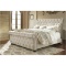 Ashley Furniture B643-76 Willenburg - Dark Brown King/California King Upholstered Footboard
