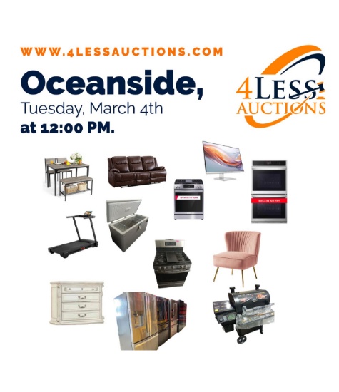 4Less Auctions Mar 2025 Oceanside Liqiudation Sale