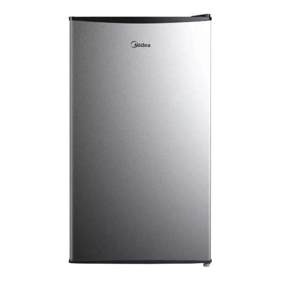 Midea 3.3 cu ft Compact Refrigerator, Silver - #MRM33S8ASL