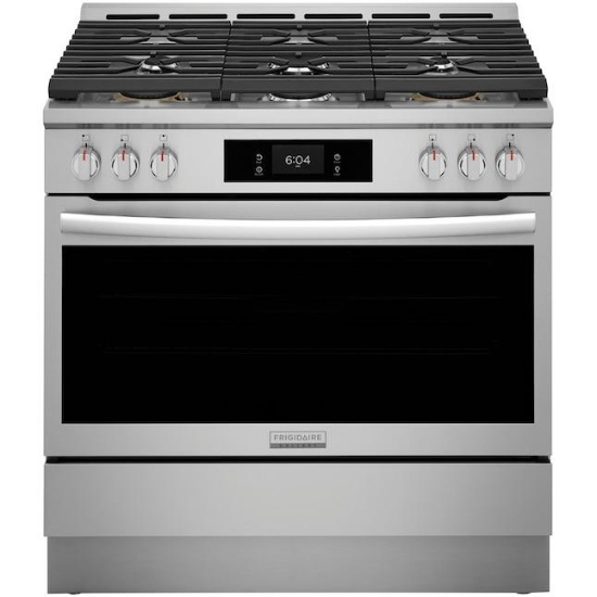 Frigidaire Gallery 36" Dual-Fuel Range with Air Fry, Stainless Steel #GCFD3661AF