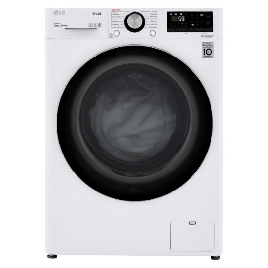 LG 2.4 Cu.ft. Smart Wi-Fi Enabled Compact Front Load All-In-One Washer/Dryer Combo - WM3555HWA
