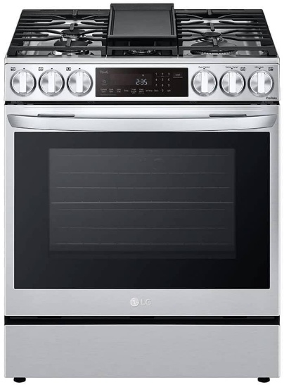 LG 30 Dual Fuel, Self Clean, Convection Range #lsdl6336f