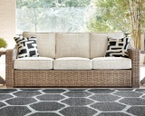 Danny 82.75'' Wicker Outdoor Patio Sofa - 35.5'' H X 82.75'' W X 36.75'' D