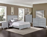 Vaughan Bassett - Bonanza Triple Dresser with 8 Drawers in Gray - BB26-002