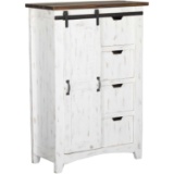 White Barn Door style Dresser