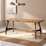 Luceal Solid Ash Wood Surface Dining table