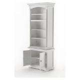 NovaSolo Single-Bay Hutch Unit Provence - White - 16.73 x 35.43 x 86.61