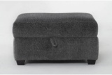 Storage Ottoman - Dark Gray
