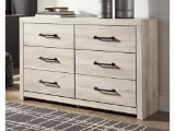 Denver 6 Drawer Dresser - White Oak