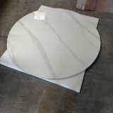 Circular round table top marble