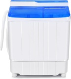 Costway Portable Mini Twin Tub Washing Machine Blue