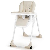 Total Tactic AD10057BE 3-in-1 Convertible Baby High Chair for Toddlers, Beige