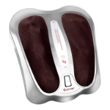Heated Electric Compact Foot Massager - Silver