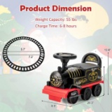 6V Electric Kids Ride-On Toy Train