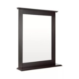 Wall Mounted Bathroom Storage Organizer Cabinet With Shelf - Black