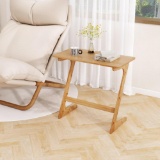 Z Shaped Side Table - Natural