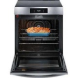 Frigidaire Gallery 30-in 5 Burners 6.2-cu ft Self & Steam Cleaning Air Fry Convection Oven Slide-in